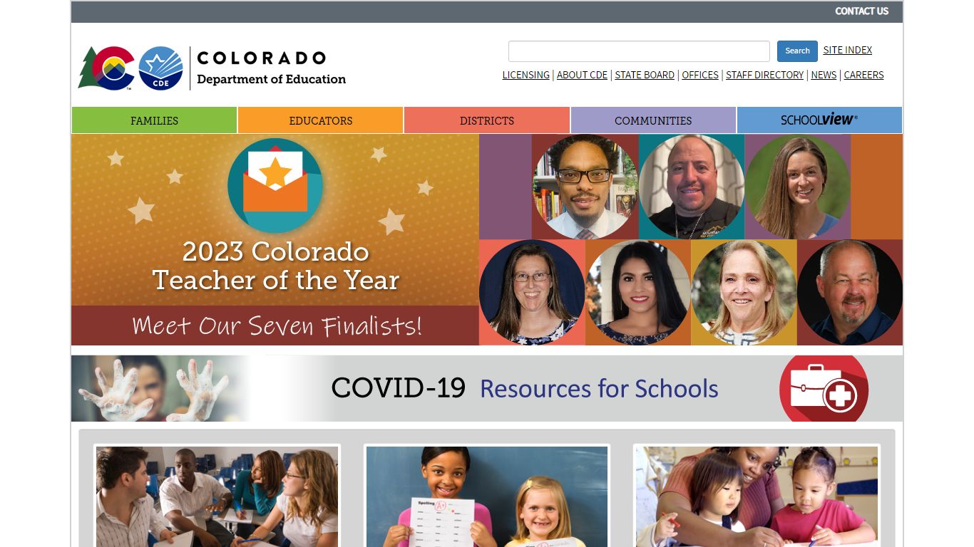 Colorado Department of Education Home Page | CDE